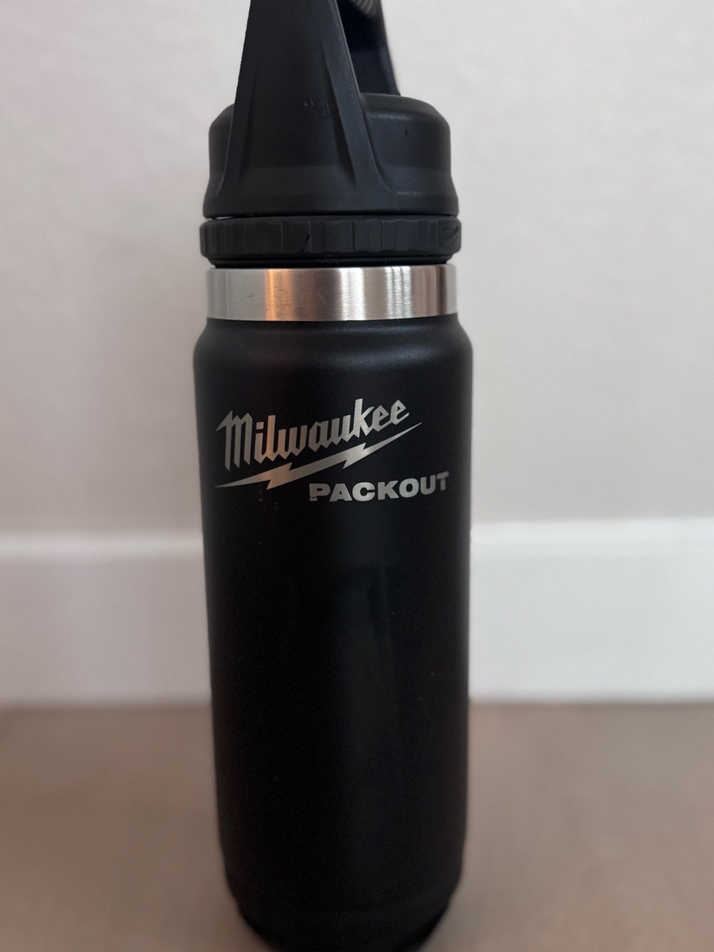 Packout Black Insulated Water Bottle